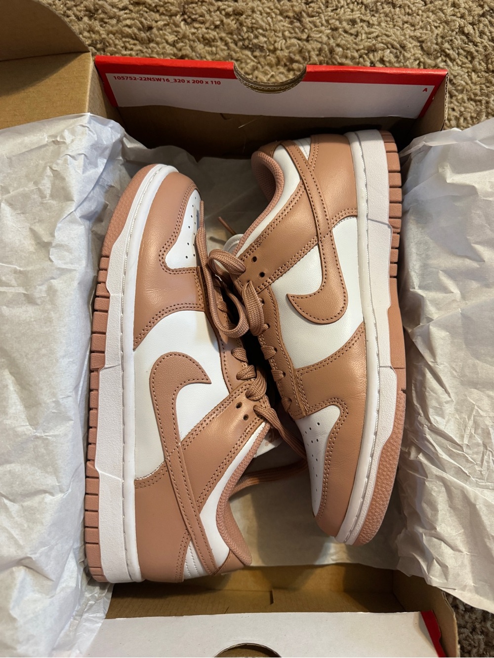 Nike Dunk Low White & Pink
